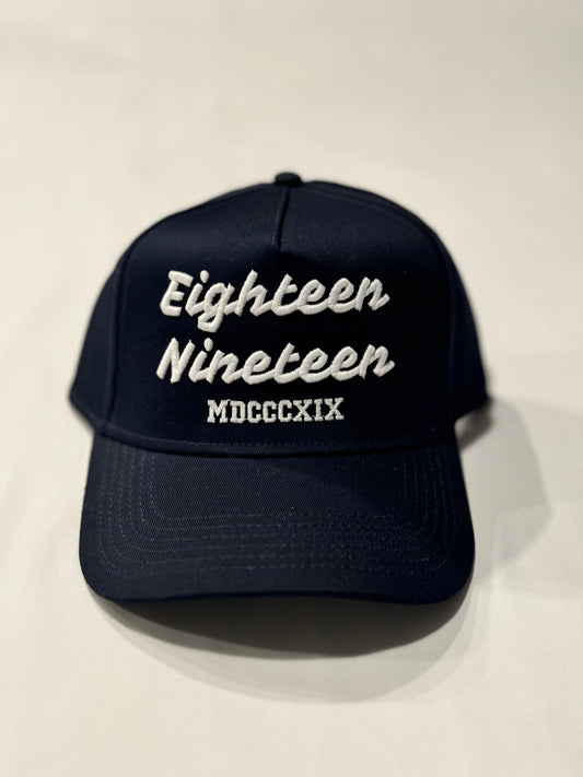 Eighteen Nineteen Embroidered Snapback